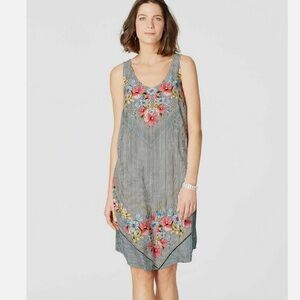 J. Jill, floral striped tunic